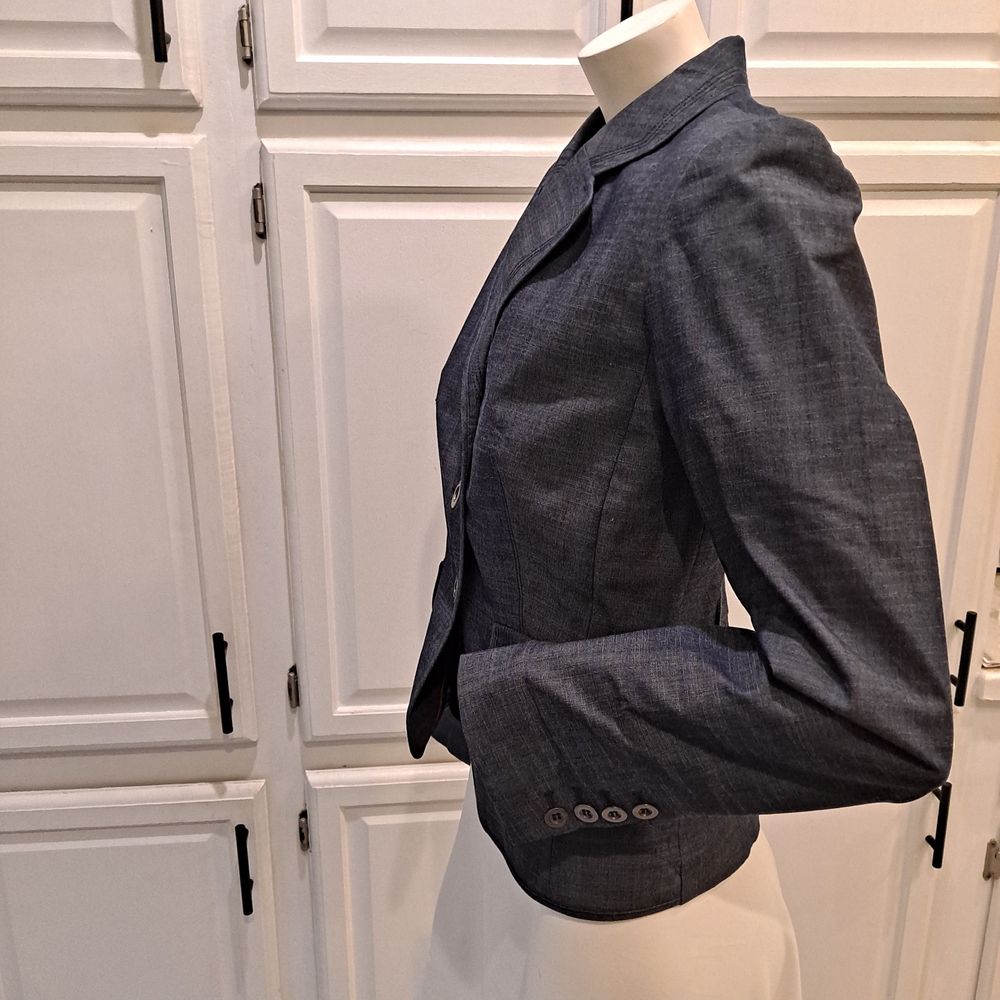 Loft Dark Blue Gray Button Down Tailored Blazer J… - image 7